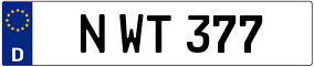 Truck License Plate